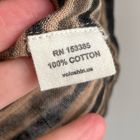 Voloshin sustainable block print gauze top timi lagenlook artsy art to wear M - Picture 12 of 14